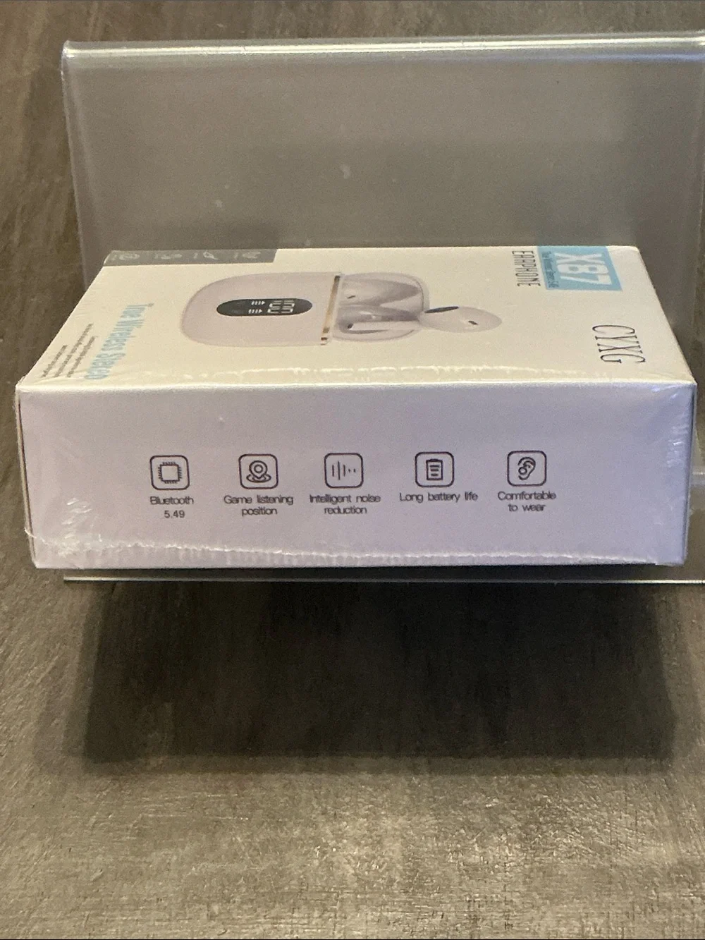 X87 TWS Wireless Bluetooth Blush Earbuds HD Call Surging Sound Shock Bass NIB